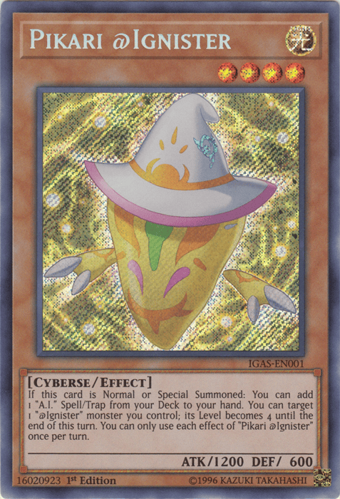 Pikari @Ignister [IGAS-EN001] Secret Rare - Yugioh Cards For Your TCG Needs!
