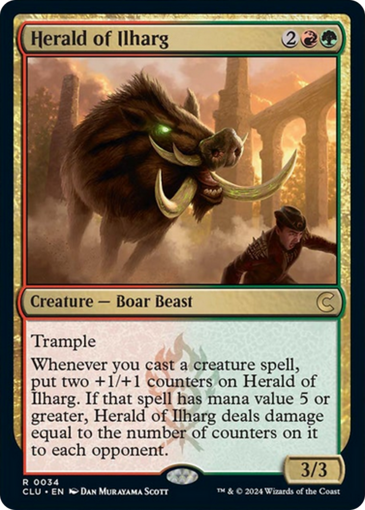 Herald of Ilharg [Ravnica: Clue Edition] Magic: The Gathering