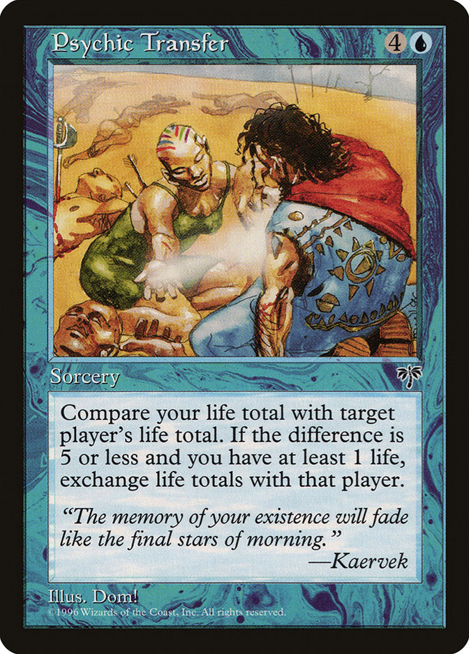 Psychic Transfer [Mirage] Magic: The Gathering