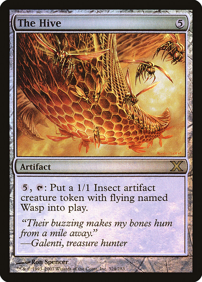 The Hive (Premium Foil) [Tenth Edition] Magic: The Gathering