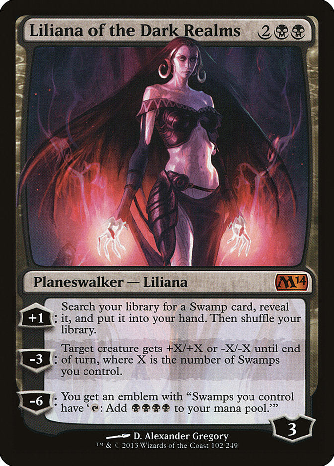 Liliana of the Dark Realms [Magic 2014] Magic: The Gathering