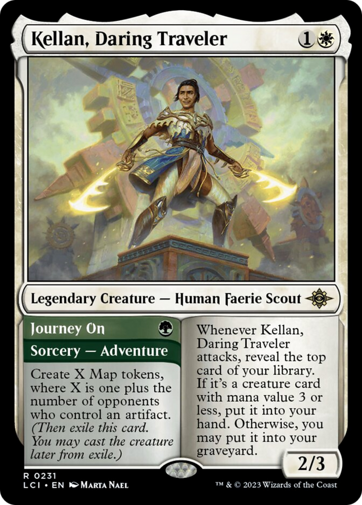Kellan, Daring Traveler [The Lost Caverns of Ixalan] Magic: The Gathering