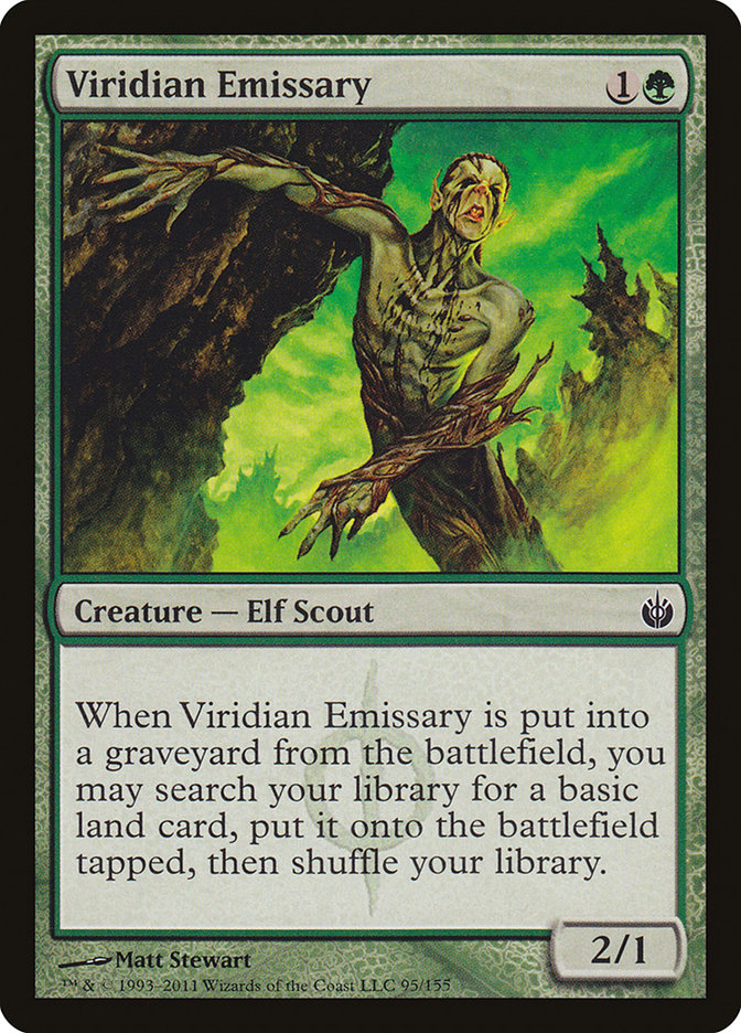 Viridian Emissary [Mirrodin Besieged] Magic: The Gathering