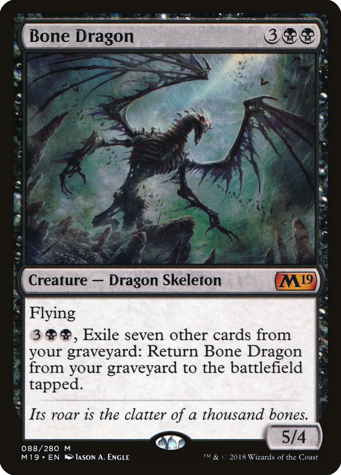 Bone Dragon [Core Set 2019] Magic: The Gathering