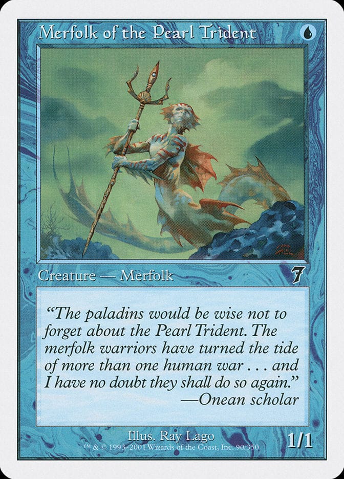 Merfolk of the Pearl Trident [Seventh Edition] Magic: The Gathering