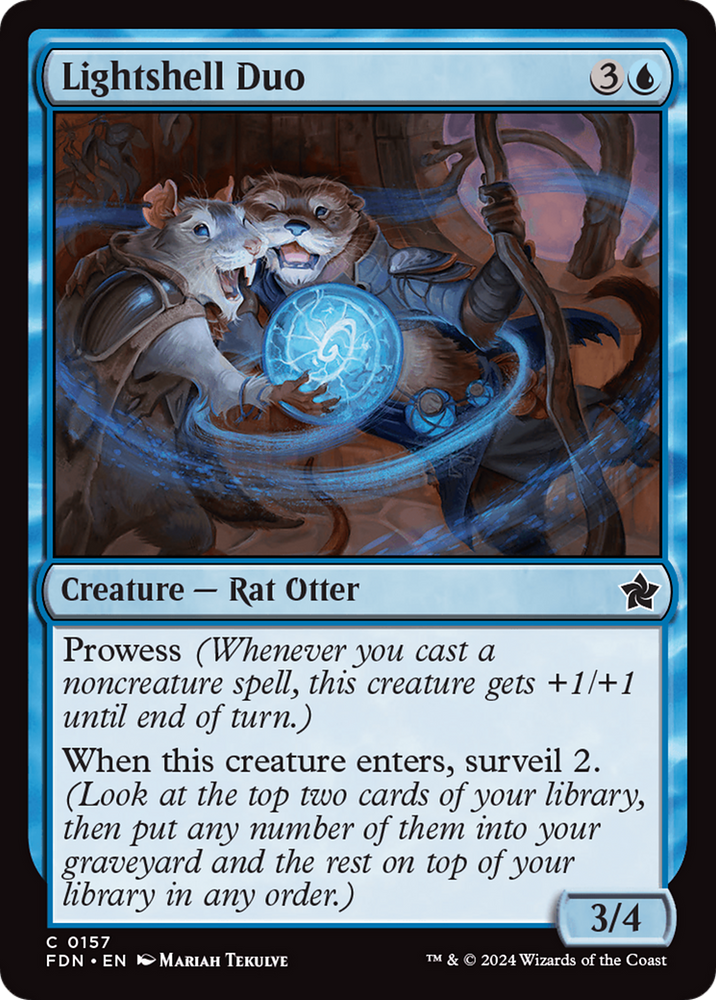 Lightshell Duo [Foundations] Magic: The Gathering