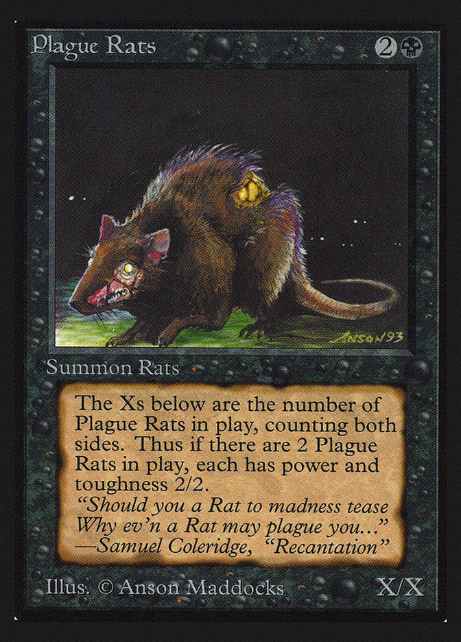Plague Rats [Collectors' Edition] Magic: The Gathering