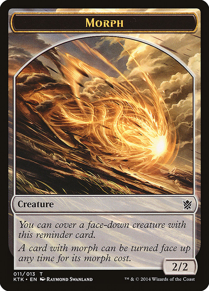 Morph [Khans of Tarkir Tokens] Magic: The Gathering