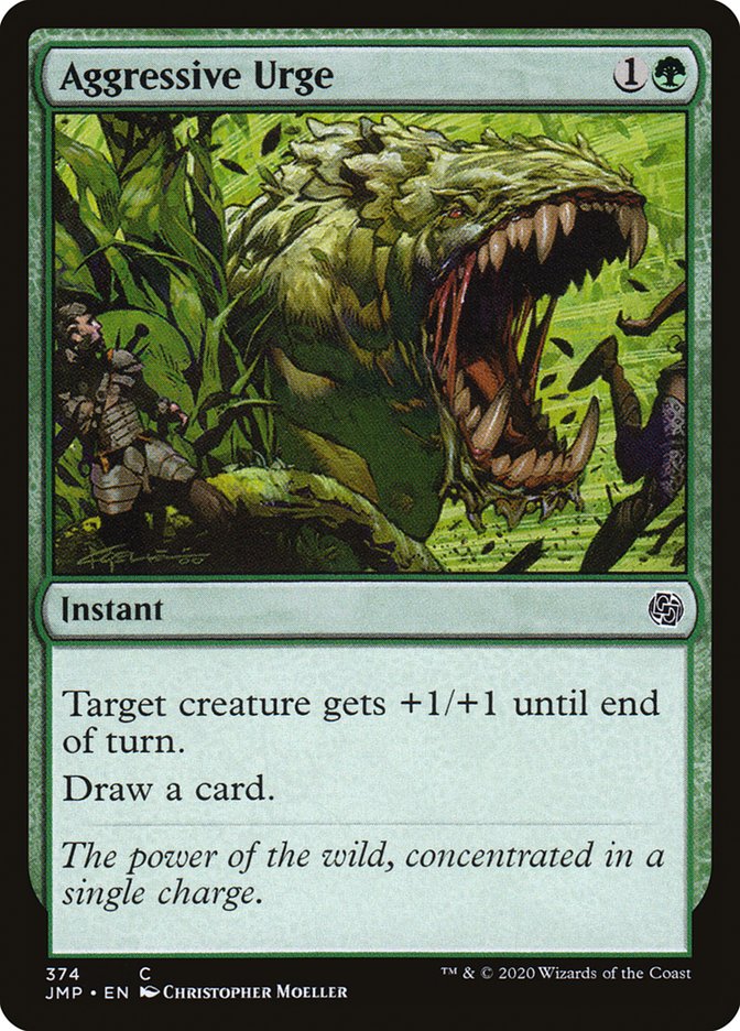 Aggressive Urge [Jumpstart] Magic: The Gathering