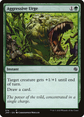 Aggressive Urge [Jumpstart] Magic: The Gathering