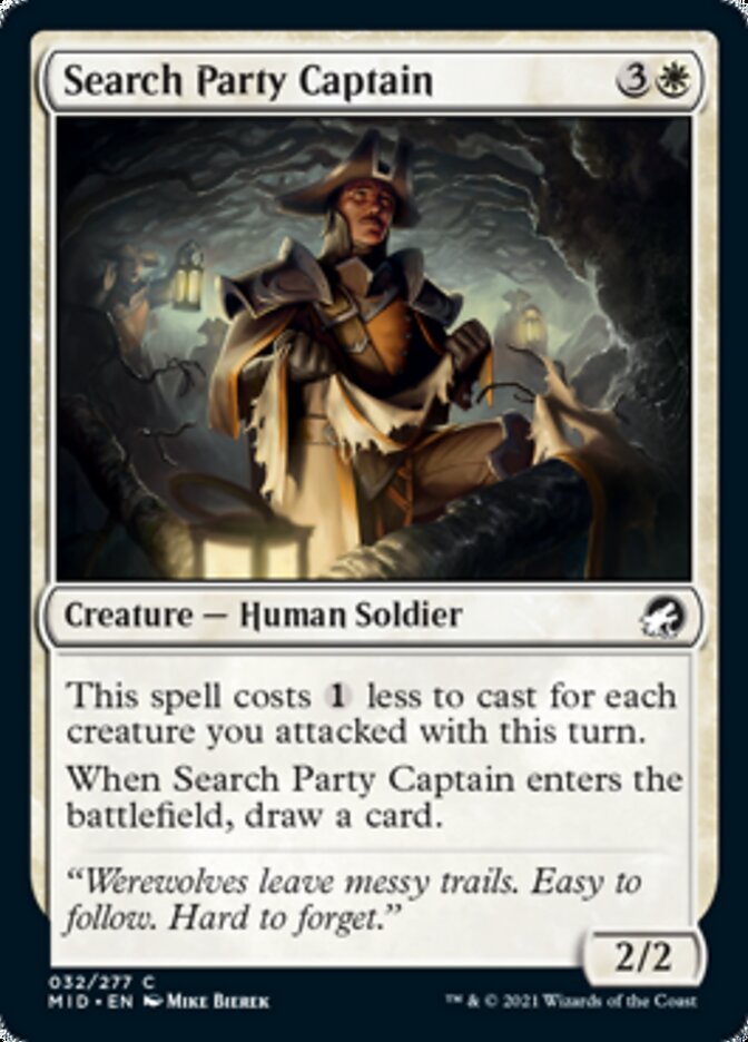 Search Party Captain [Innistrad: Midnight Hunt] Magic: The Gathering