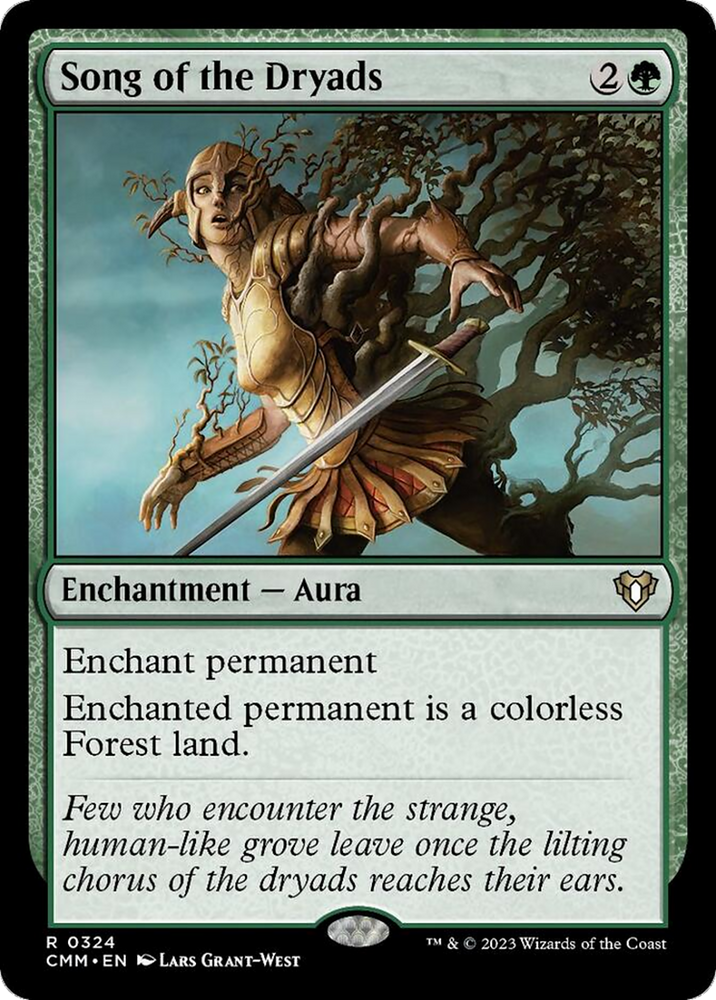 Song of the Dryads [Commander Masters] Magic: The Gathering