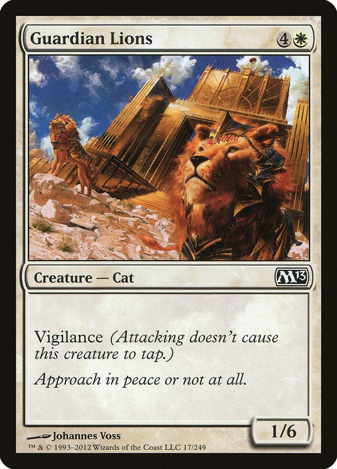 Guardian Lions [Magic 2013] Magic: The Gathering