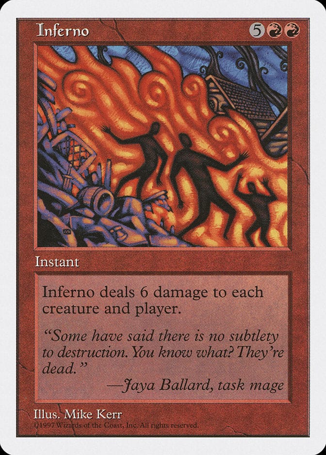 Inferno [Fifth Edition] Magic: The Gathering