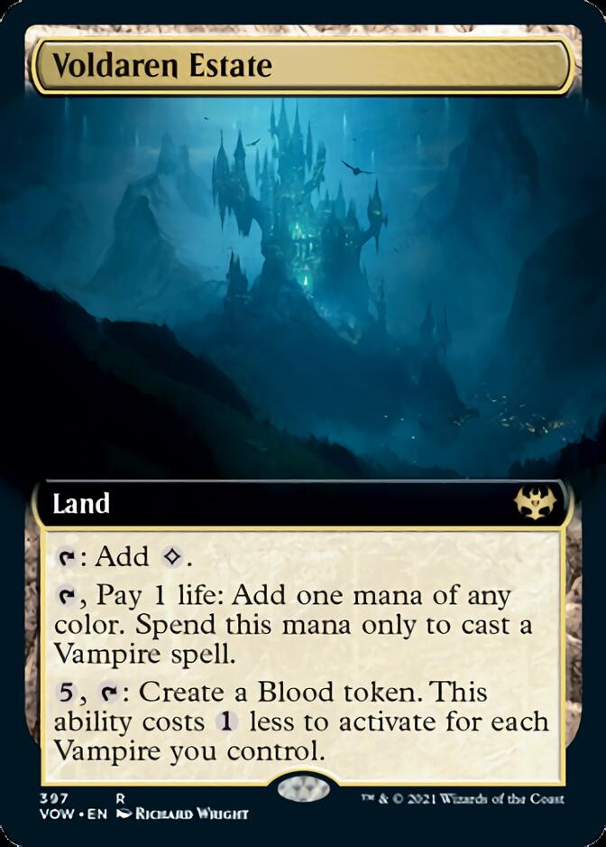 Voldaren Estate (Extended Art) [Innistrad: Crimson Vow] Magic: The Gathering
