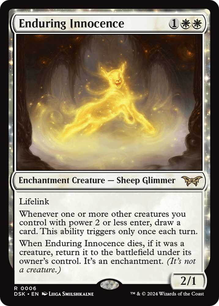 Enduring Innocence [Duskmourn: House of Horror] Magic: The Gathering