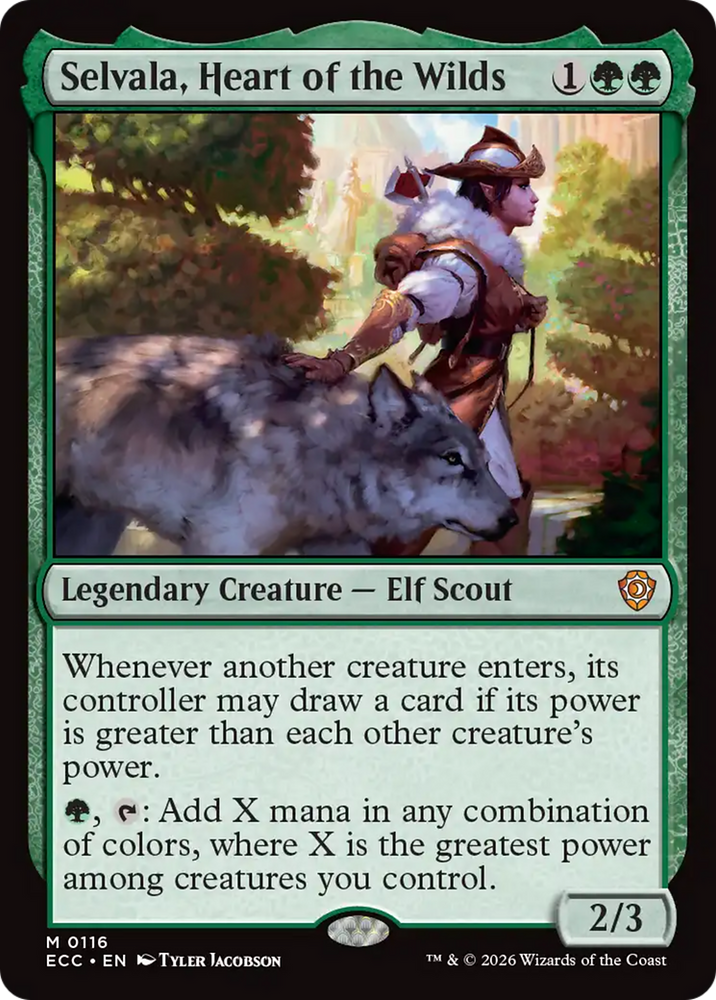 Selvala, Heart of the Wilds [Lorwyn Eclipsed Commander] Magic: The Gathering