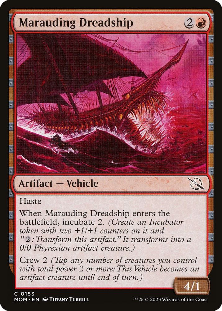 Marauding Dreadship [March of the Machine] Magic: The Gathering