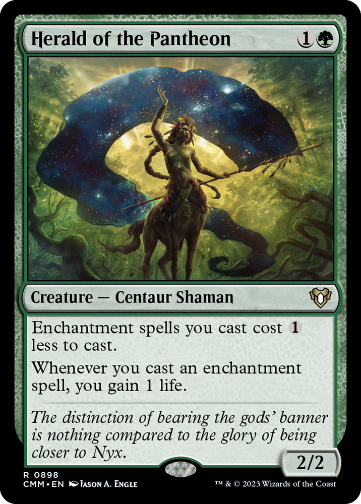Herald of the Pantheon [Commander Masters] Magic: The Gathering