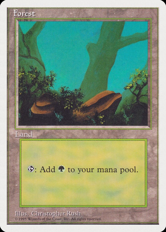 Forest (Two Boulders) [Rivals Quick Start Set] Magic: The Gathering