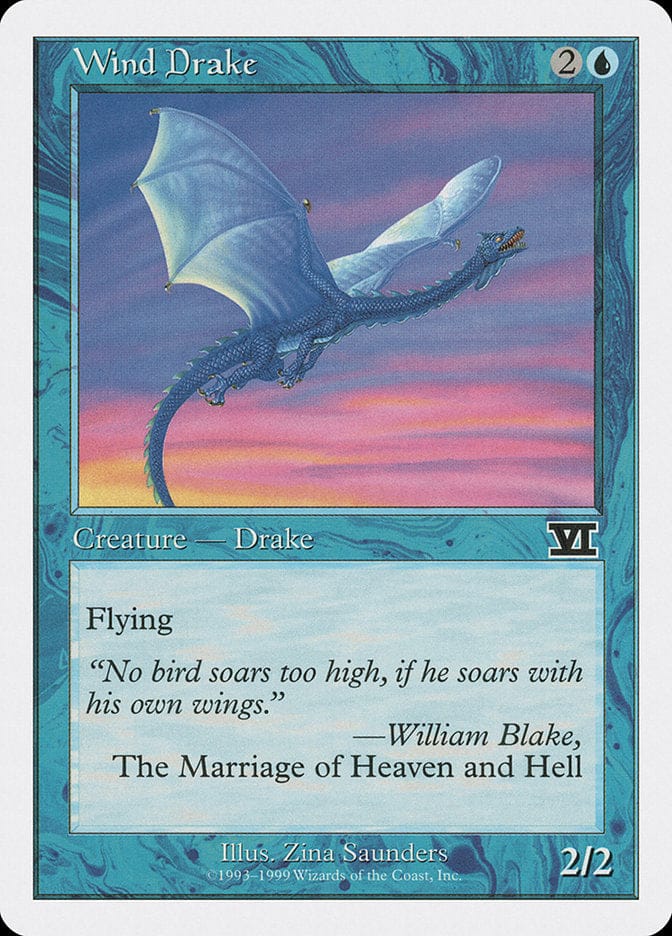 Wind Drake [Battle Royale] Magic: The Gathering