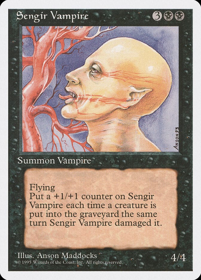 Sengir Vampire [Fourth Edition] Magic: The Gathering