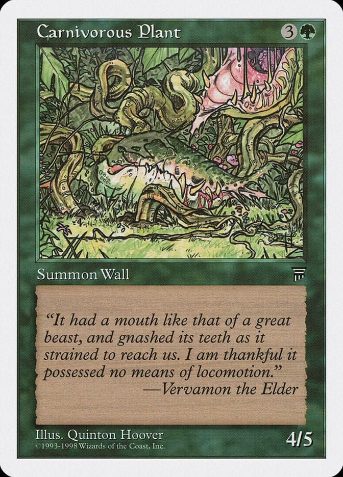 Carnivorous Plant [Anthologies] Magic: The Gathering