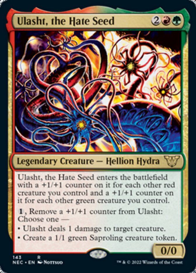 Ulasht, the Hate Seed [Kamigawa: Neon Dynasty Commander] Magic: The Gathering