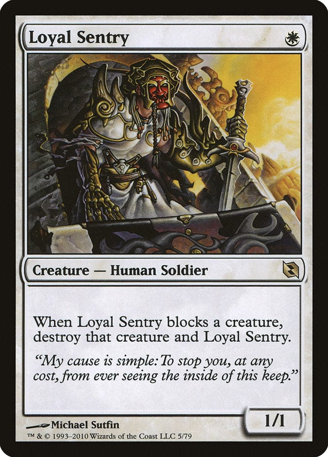 Loyal Sentry [Duel Decks: Elspeth vs. Tezzeret] Magic: The Gathering