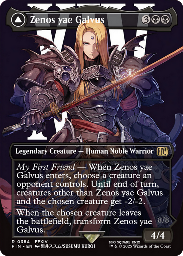 Zenos yae Galvus // Shinryu, Transcendent Rival (Borderless) [FINAL FANTASY] Magic: The Gathering