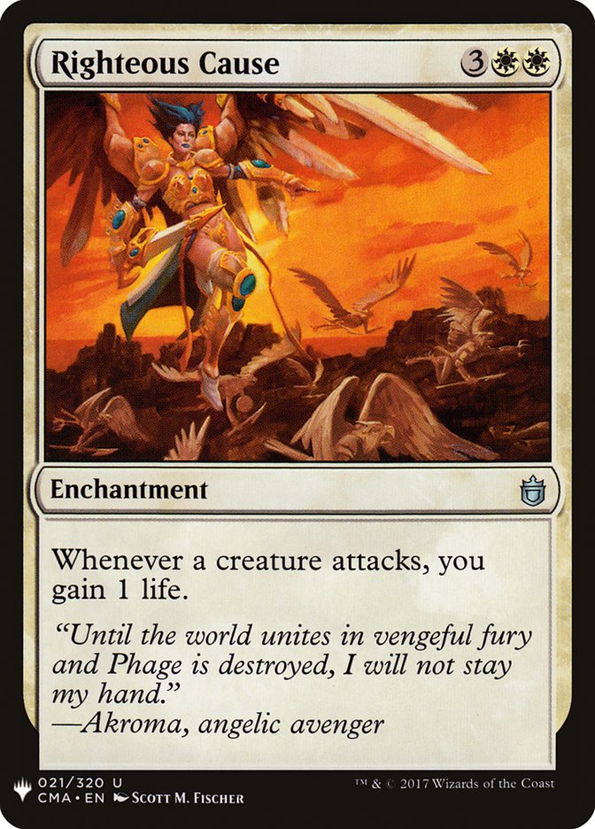 Righteous Cause [Mystery Booster] Magic: The Gathering