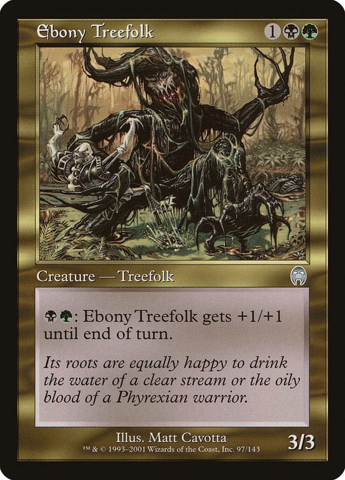 Ebony Treefolk [Apocalypse] Magic: The Gathering