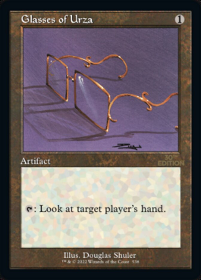 Glasses of Urza (Retro) [30th Anniversary Edition] Magic: The Gathering