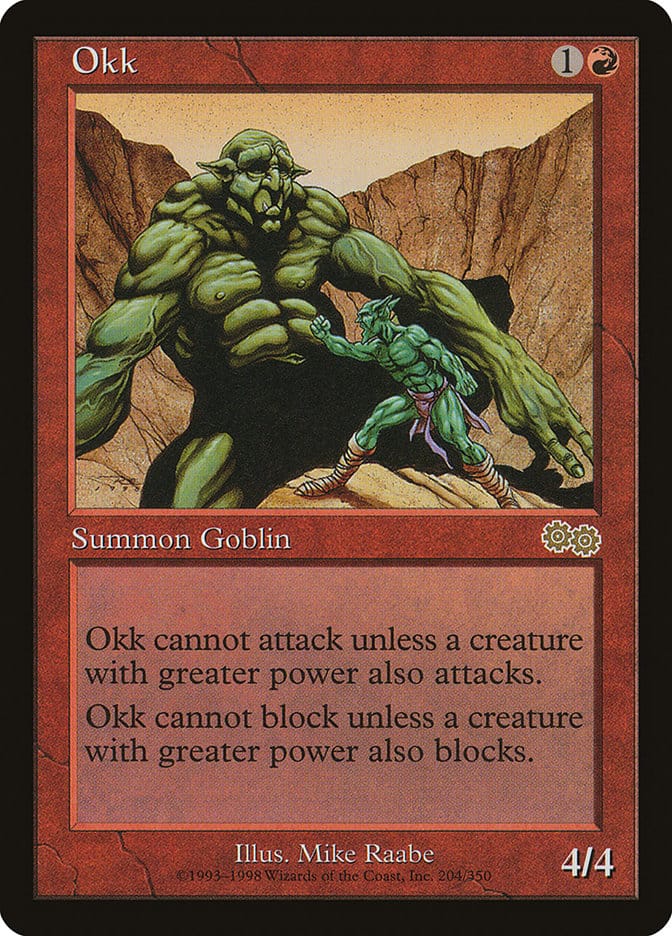 Okk [Urza's Saga] Magic: The Gathering