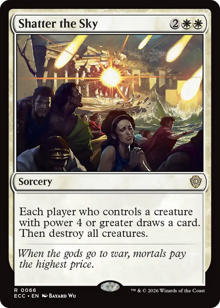 Shatter the Sky [Lorwyn Eclipsed Commander] Magic: The Gathering