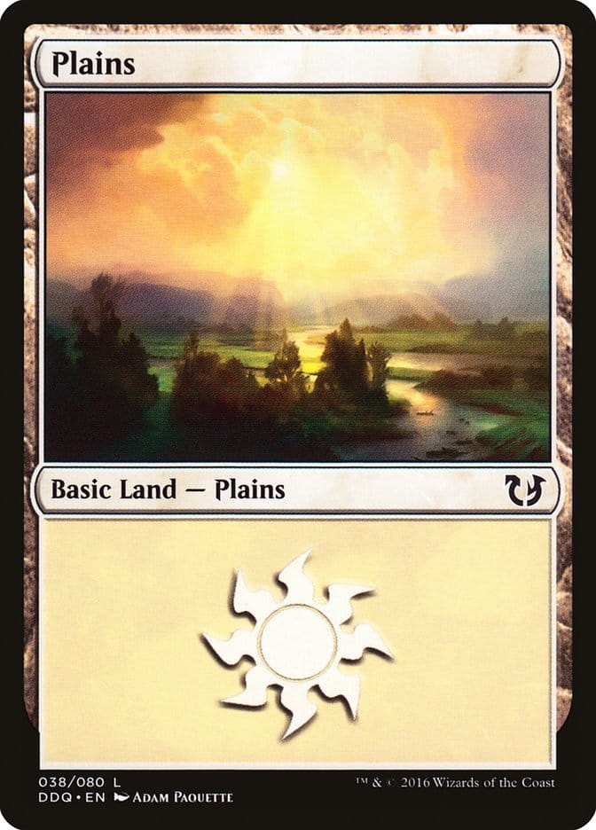 Plains (38) [Duel Decks: Blessed vs. Cursed] Magic: The Gathering