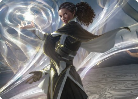 Clever Lumimancer Art Card [Strixhaven: School of Mages Art Series] Magic: The Gathering