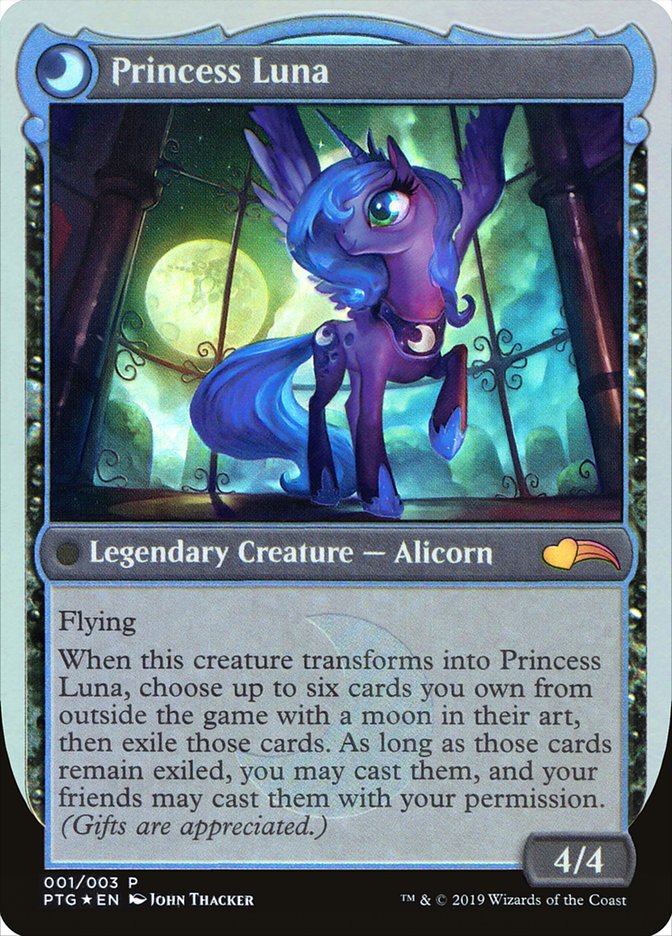 Nightmare Moon // Princess Luna [Ponies: The Galloping] Magic: The Gathering