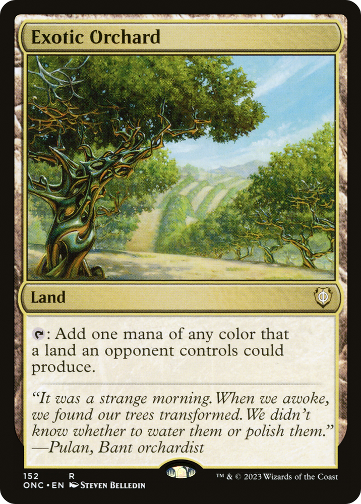 Exotic Orchard [Phyrexia: All Will Be One Commander] Magic: The Gathering