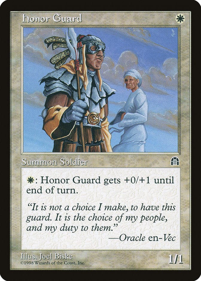 Honor Guard [Stronghold] Magic: The Gathering
