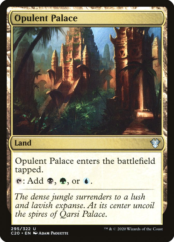 Opulent Palace [Commander 2020] Magic: The Gathering