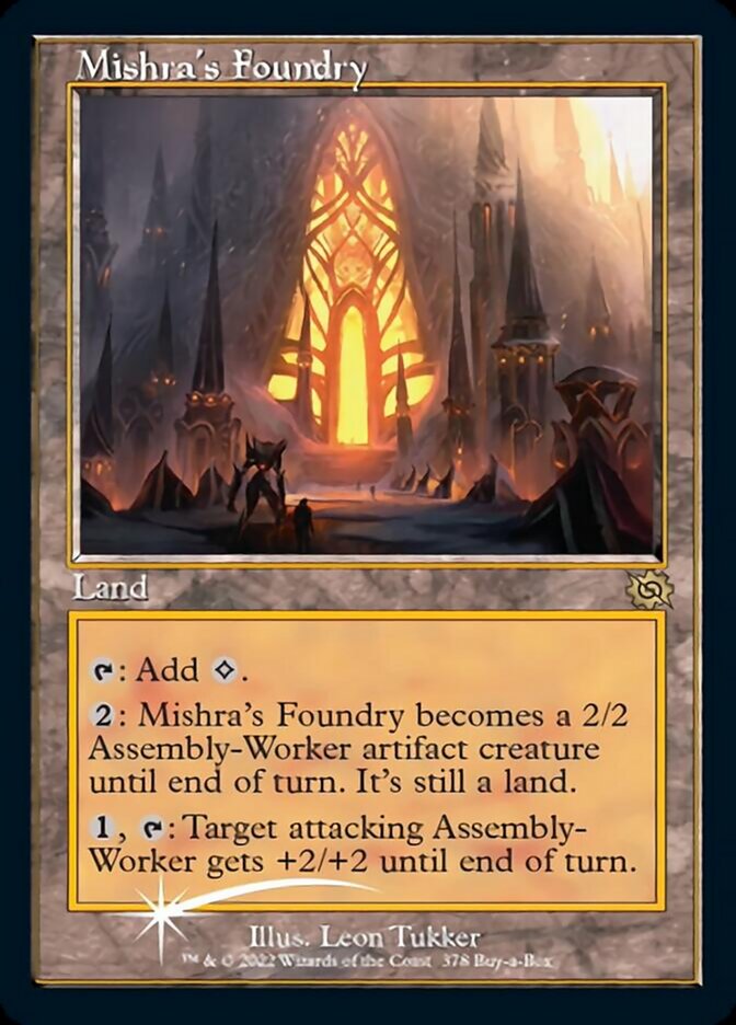 Mishra's Foundry (Retro) (Buy-a-Box) [The Brothers' War] Magic: The Gathering