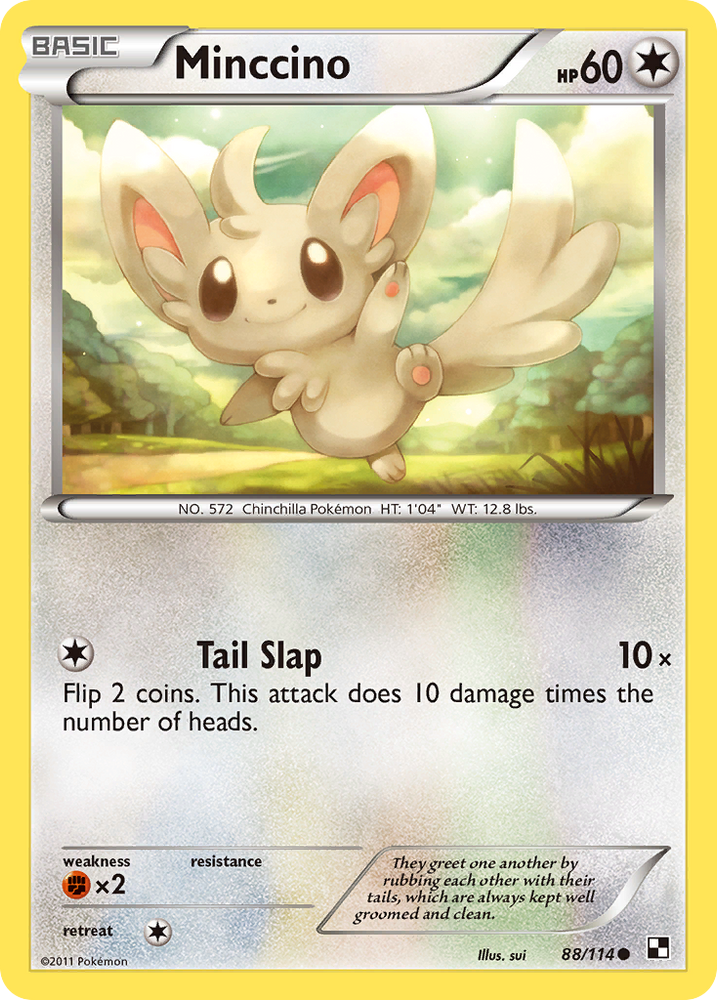 Minccino (88/114) [Black & White: Base Set] Pokémon