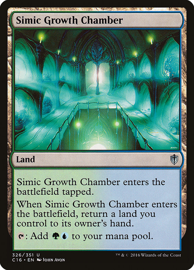Simic Growth Chamber [Commander 2016] Magic: The Gathering