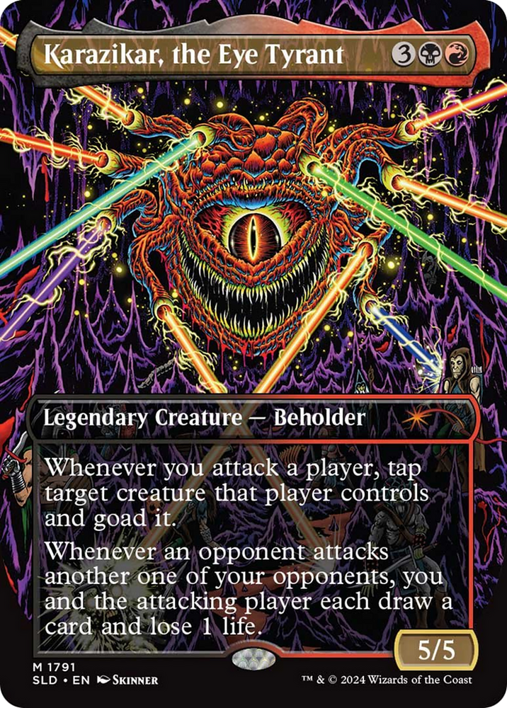 Karazikar, the Eye Tyrant (Rainbow Foil) [Secret Lair Drop Series] Magic: The Gathering