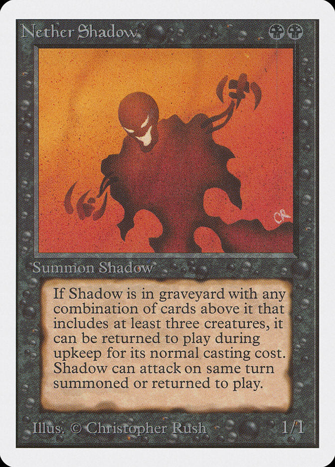 Nether Shadow [Unlimited Edition] Magic: The Gathering