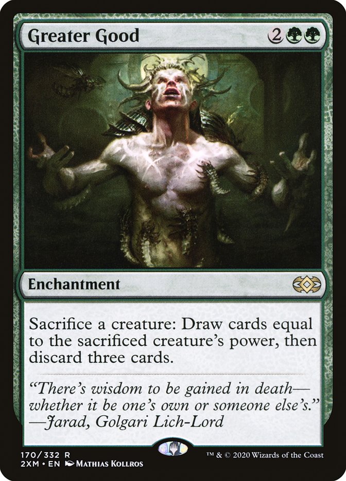 Greater Good [Double Masters] Magic: The Gathering