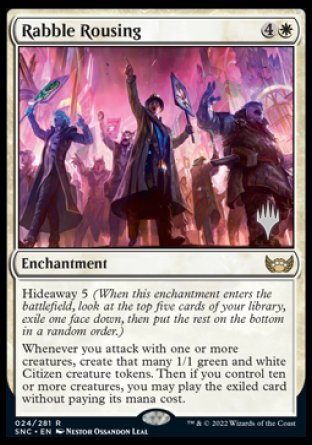 Rabble Rousing (Promo Pack) [Streets of New Capenna Promos] Magic: The Gathering