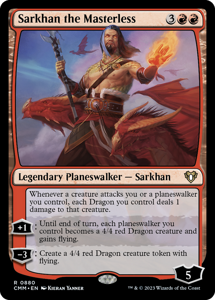 Sarkhan the Masterless [Commander Masters] Magic: The Gathering