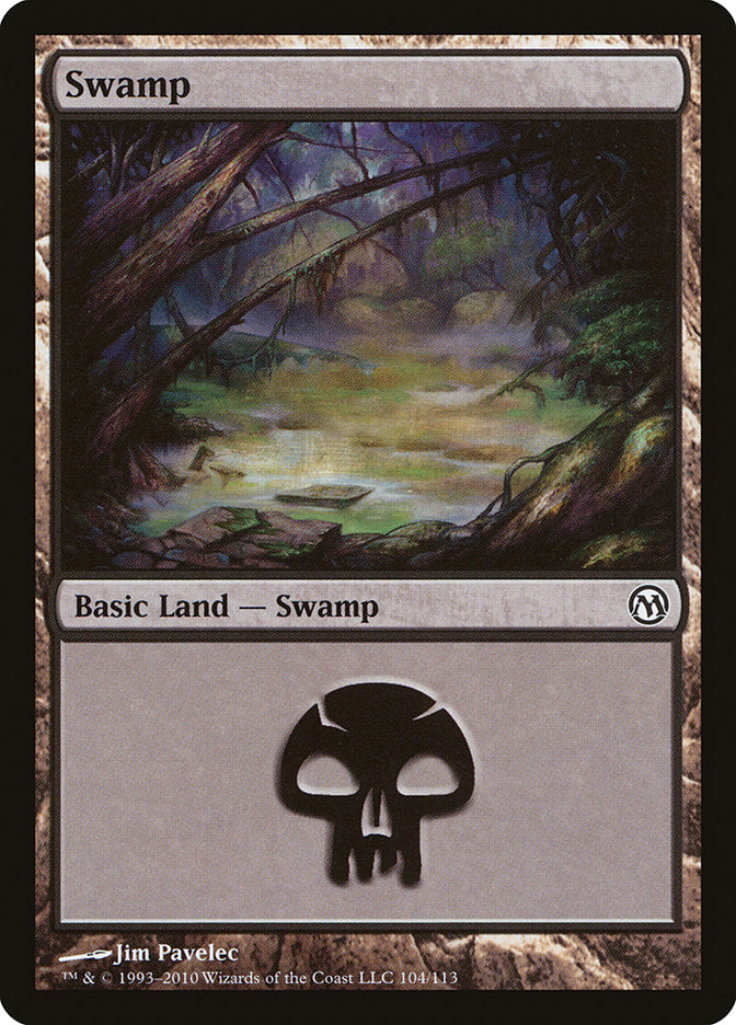 Swamp (104) [Duels of the Planeswalkers] Magic: The Gathering
